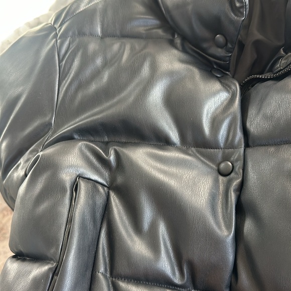 Zara Faux leather puffer jacket - Picture 8 of 8